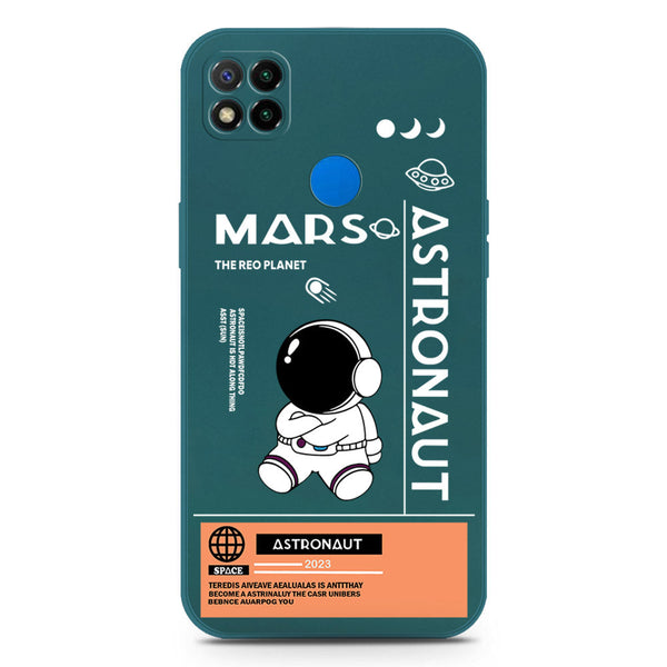 Astronaut Series Soft Phone Case - Silica Gel Case - Darkgreen - Xiaomi Redmi 9C