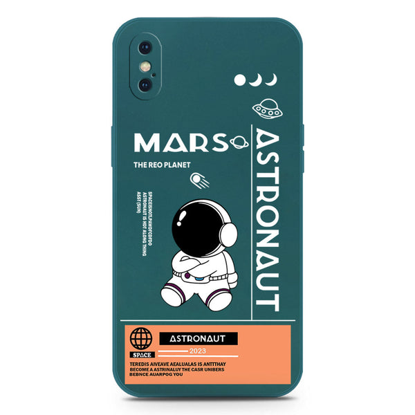 Astronaut Series Soft Phone Case - Silica Gel Case - Darkgreen - iPhone XS Max