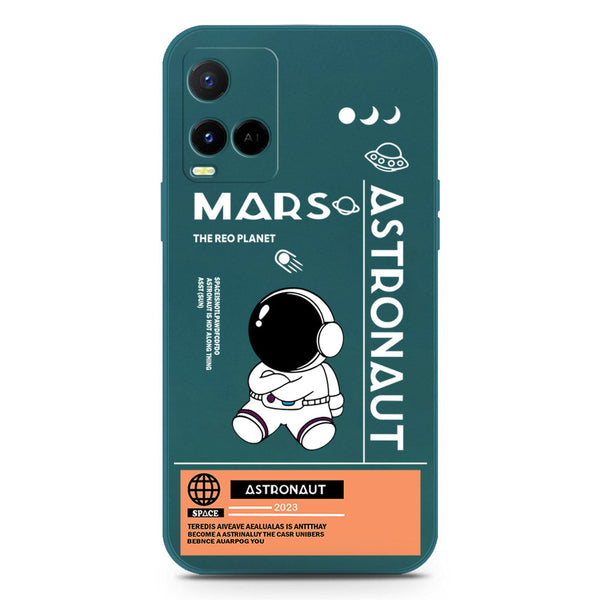 Astronaut Series Soft Phone Case - Silica Gel Case - Darkgreen - Vivo Y21s