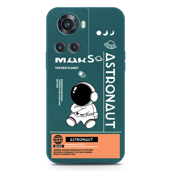 Astronaut Series Soft Phone Case - Silica Gel Case - Darkgreen - OnePlus Ace