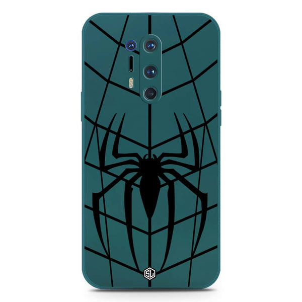 X-Spider Design Soft Phone Case - Silica Gel Case - Darkgreen - OnePlus 8 Pro