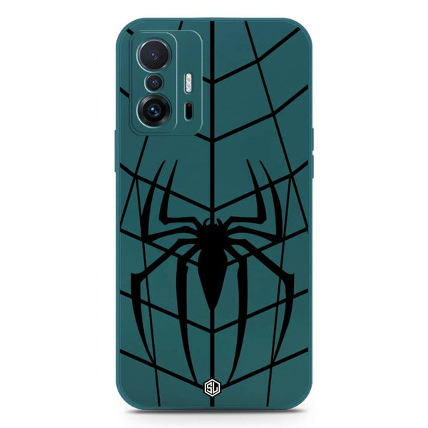 X-Spider Design Soft Phone Case - Silica Gel Case - Darkgreen - Xiaomi 11T