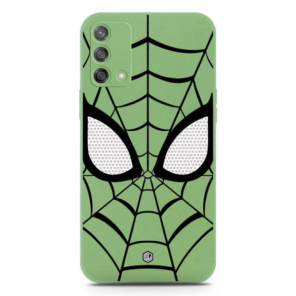 Cool Spider Design Soft Phone Case - Silica Gel Case - LightGreen - Oppo A74