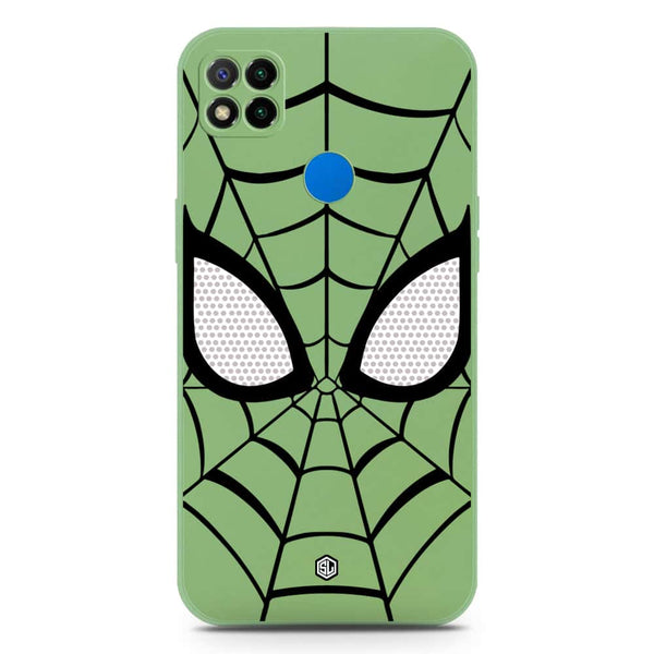 Cool Spider Design Soft Phone Case - Silica Gel Case - LightGreen - Xiaomi Redmi 9C