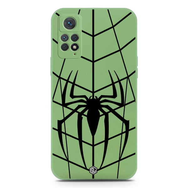 X-Spider Design Soft Phone Case - Silica Gel Case - LightGreen - Xiaomi Redmi Note 11 Pro Plus