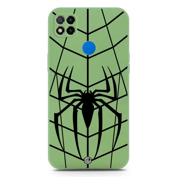 X-Spider Design Soft Phone Case - Silica Gel Case - LightGreen - Xiaomi Redmi 9C