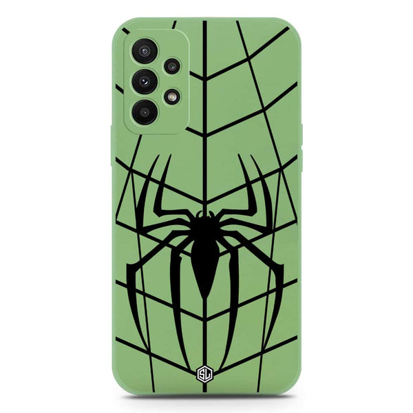 X-Spider Design Soft Phone Case - Silica Gel Case - LightGreen - Samsung Galaxy A23 5G