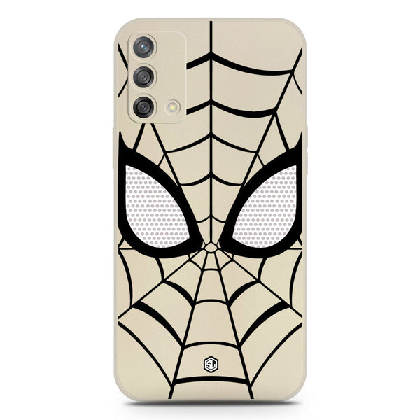 Cool Spider Design Soft Phone Case - Silica Gel Case - Offwhite - Oppo A74