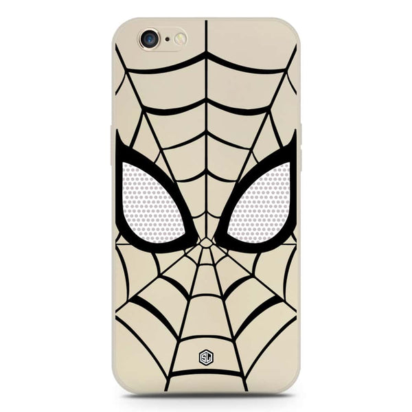 Cool Spider Design Soft Phone Case - Silica Gel Case - Offwhite - iPhone 6S / 6