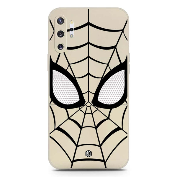 Cool Spider Design Soft Phone Case - Silica Gel Case - Offwhite - Samsung Galaxy Note 10 Plus