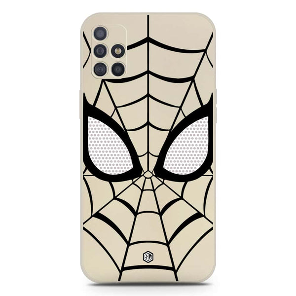 Cool Spider Design Soft Phone Case - Silica Gel Case - Offwhite - Samsung Galaxy A71