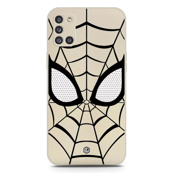 Cool Spider Design Soft Phone Case - Silica Gel Case - Offwhite - Samsung Galaxy A31