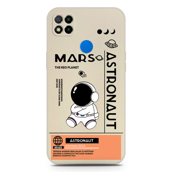 Astronaut Series Soft Phone Case - Silica Gel Case - Offwhite - Xiaomi Redmi 9C