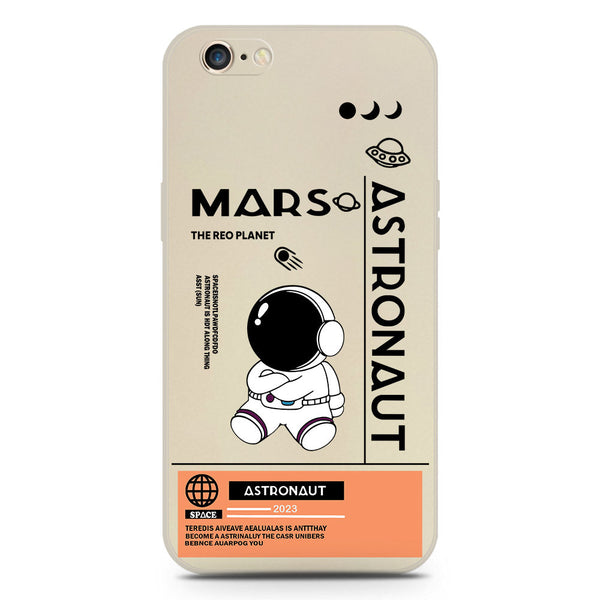 Astronaut Series Soft Phone Case - Silica Gel Case - Offwhite - iPhone 6S / 6