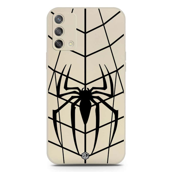 X-Spider Design Soft Phone Case - Silica Gel Case - Offwhite - Oppo A95