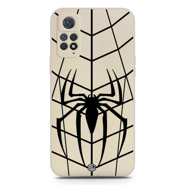 X-Spider Design Soft Phone Case - Silica Gel Case - Offwhite - Xiaomi Redmi Note 11 Pro Plus