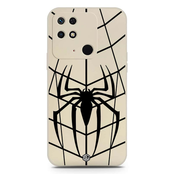 X-Spider Design Soft Phone Case - Silica Gel Case - Offwhite - Xiaomi Redmi 10C