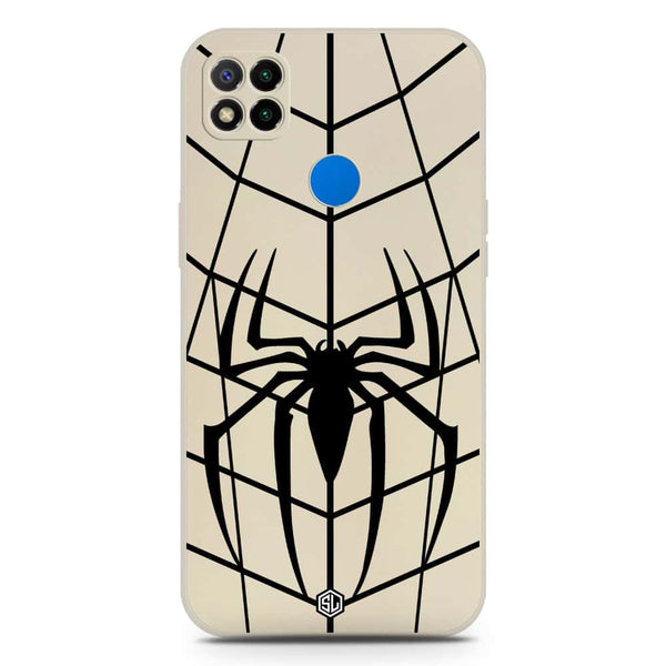 X-Spider Design Soft Phone Case - Silica Gel Case - Offwhite - Xiaomi Redmi 9C