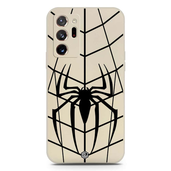 X-Spider Design Soft Phone Case - Silica Gel Case - Offwhite - Samsung Galaxy Note 20 Ultra