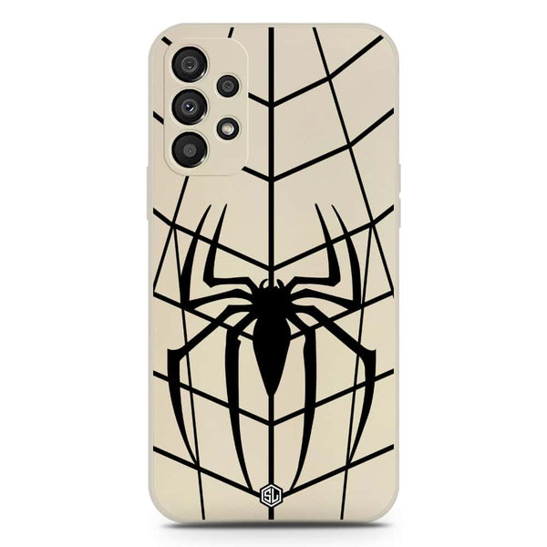 X-Spider Design Soft Phone Case - Silica Gel Case - Offwhite - Samsung Galaxy A53 5G