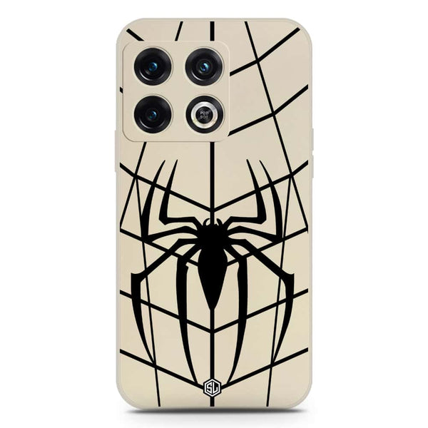 X-Spider Design Soft Phone Case - Silica Gel Case - Offwhite - OnePlus 10 Pro