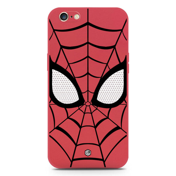 Cool Spider Design Soft Phone Case - Silica Gel Case - Red - iPhone 6S / 6