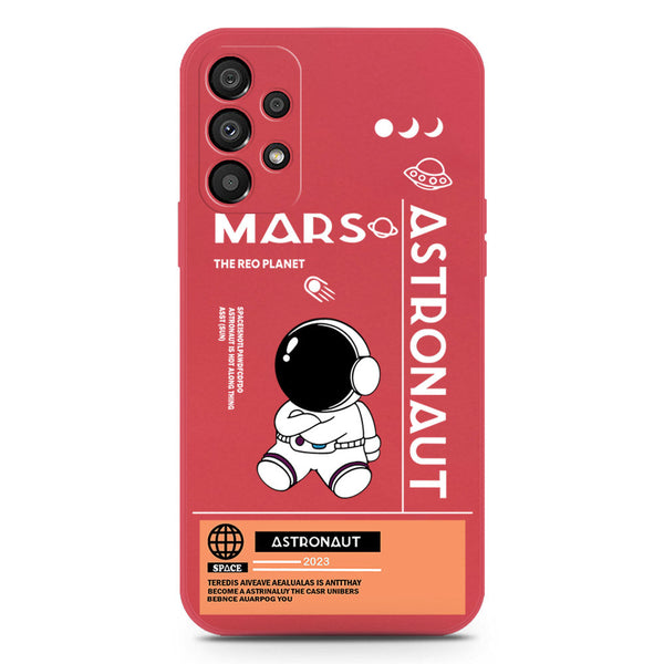 Astronaut Series Soft Phone Case - Silica Gel Case - Red - Samsung Galaxy A33 5G