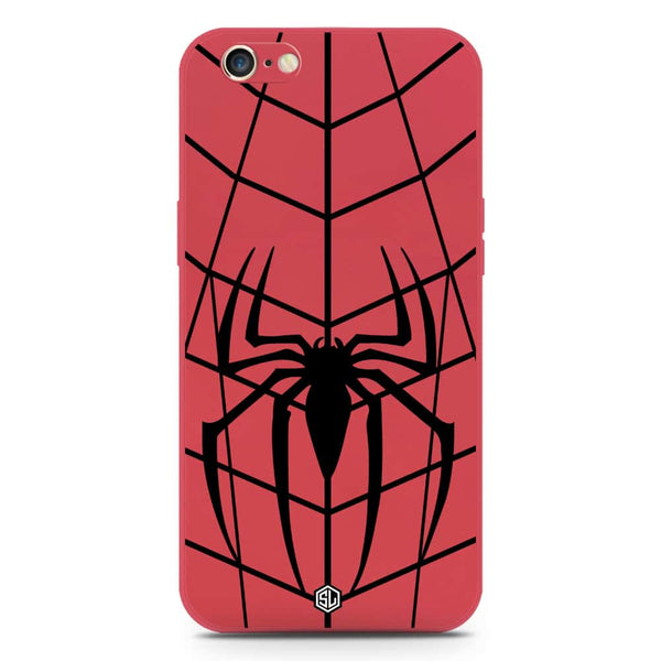 X-Spider Design Soft Phone Case - Silica Gel Case - Red - iPhone 6S / 6