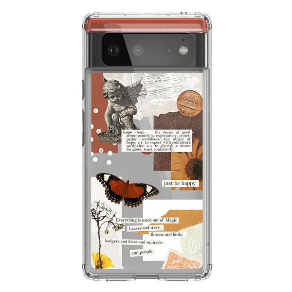 Aesthetic Design - Design 2 - Soft Phone Case - Crystal Clear Case - Google Pixel 6