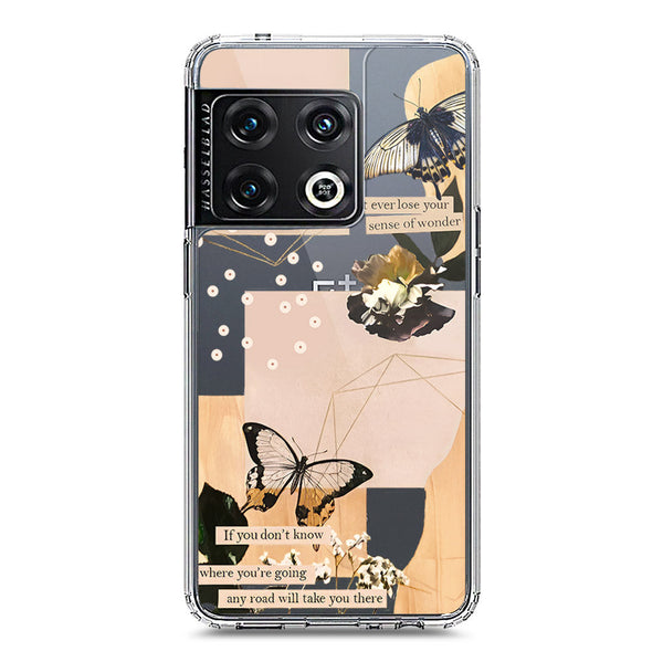 Aesthetic Butterfly Design - Design 4 - Soft Phone Case - Crystal Clear Case - OnePlus 10 Pro