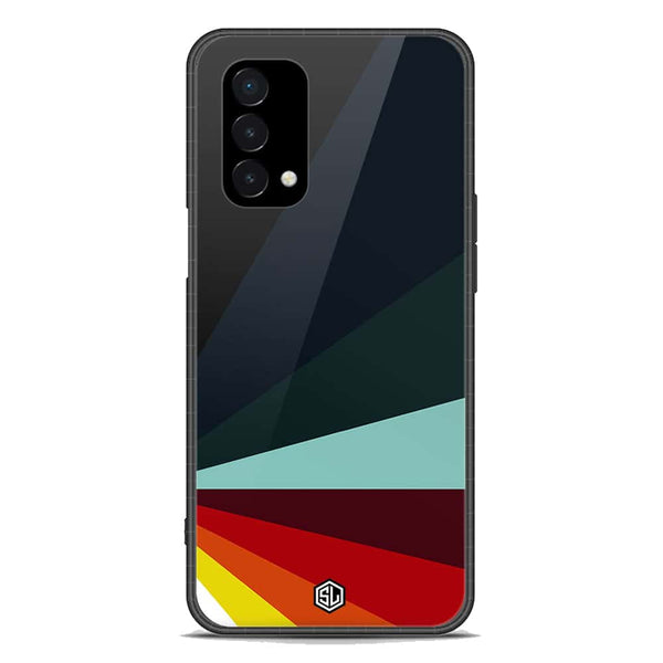 Retro Stripes Series Soft Phone Case - Premium Glass Case - OnePlus Nord N200 5G