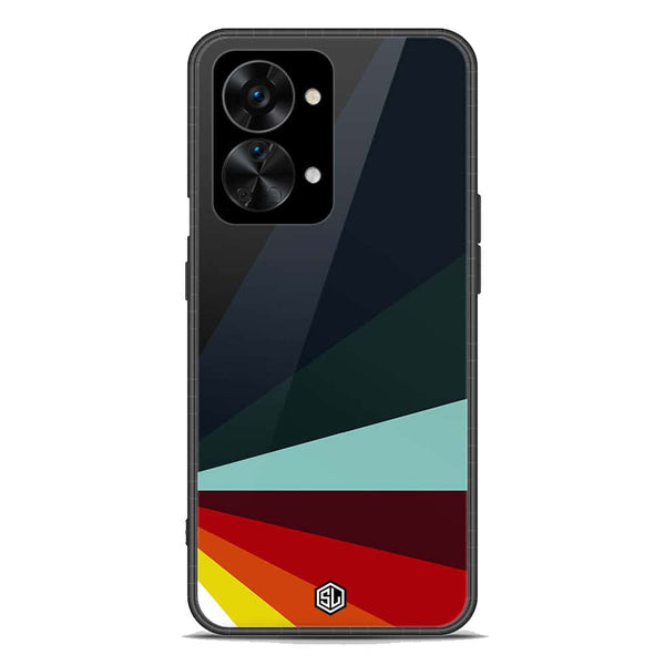 Retro Stripes Series Soft Phone Case - Premium Glass Case - OnePlus Nord 2T