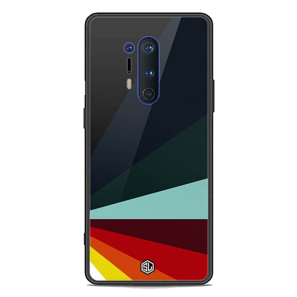 Retro Stripes Series Soft Phone Case - Premium Glass Case - OnePlus 8 Pro