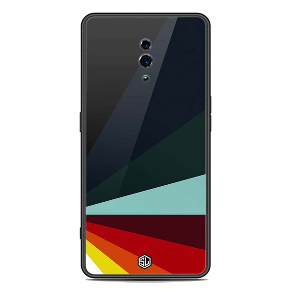 Retro Stripes Series Soft Phone Case - Premium Glass Case - Oppo Reno