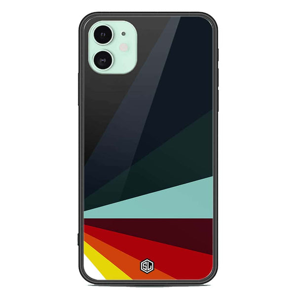 Retro Stripes Series Soft Phone Case - Premium Glass Case - iPhone 11