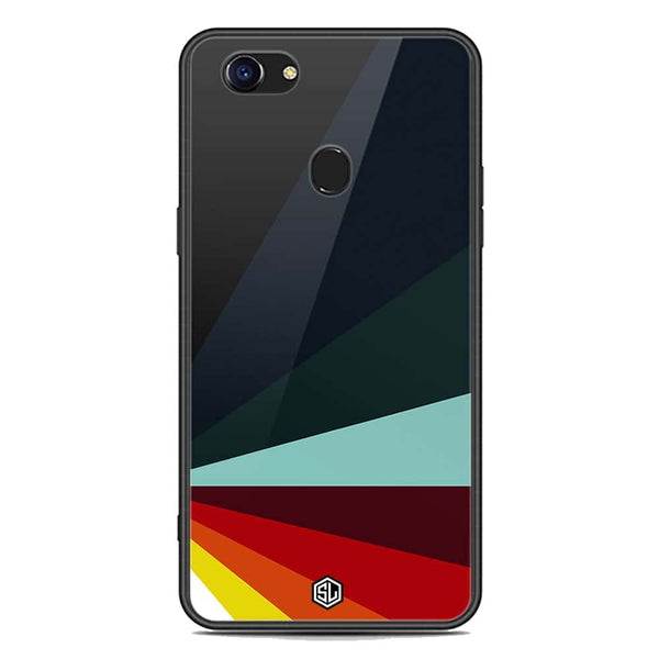 Retro Stripes Series Soft Phone Case - Premium Glass Case - Oppo F5