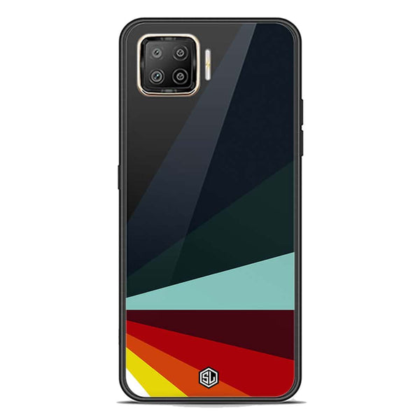 Retro Stripes Series Soft Phone Case - Premium Glass Case - Oppo A93