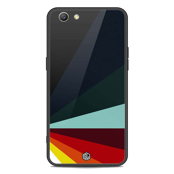 Retro Stripes Series Soft Phone Case - Premium Glass Case - Oppo A59