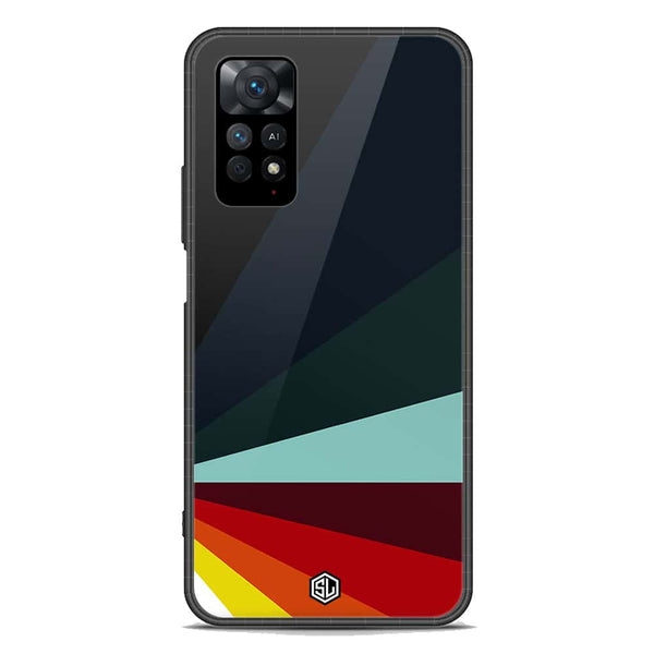 Retro Stripes Series Soft Phone Case - Premium Glass Case - Xiaomi Redmi Note 11E Pro