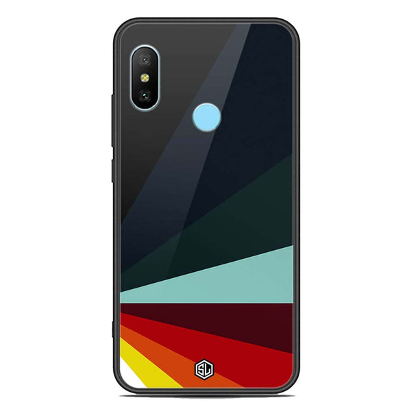 Retro Stripes Series Soft Phone Case - Premium Glass Case - Xiaomi Redmi Note 6