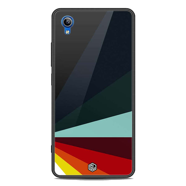 Retro Stripes Series Soft Phone Case - Premium Glass Case - Vivo Y90