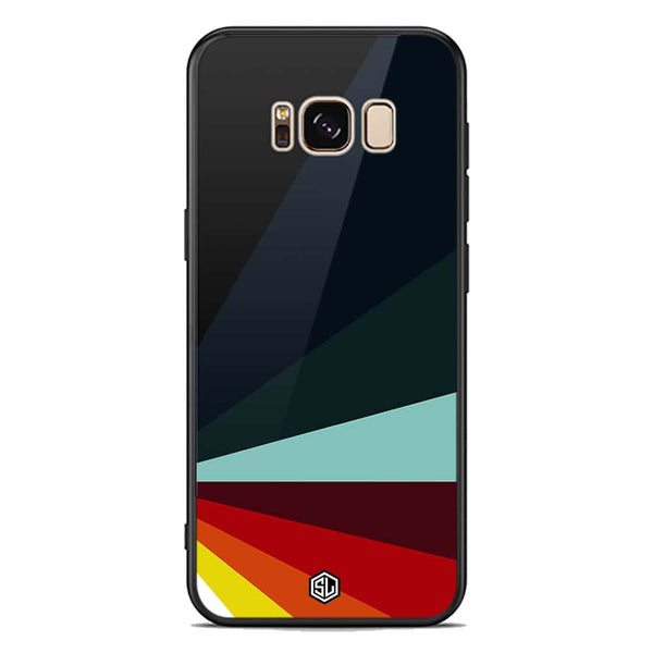 Retro Stripes Series Soft Phone Case - Premium Glass Case - Samsung Galaxy S8 Plus