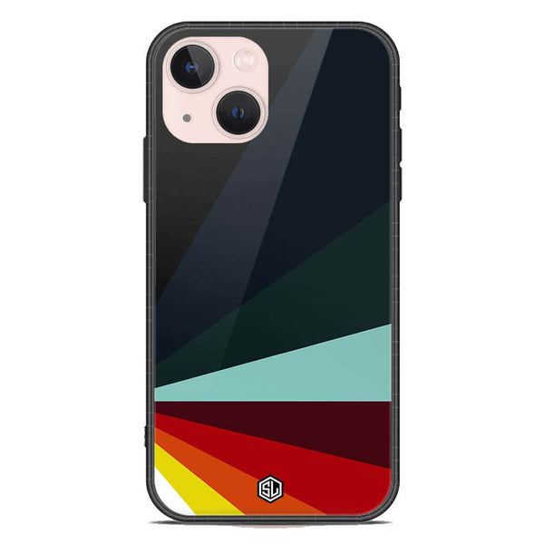 Retro Stripes Series Soft Phone Case - Premium Glass Case - iPhone 14 Plus