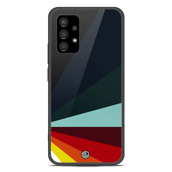 Retro Stripes Series Soft Phone Case - Premium Glass Case - Samsung Galaxy A33 5G