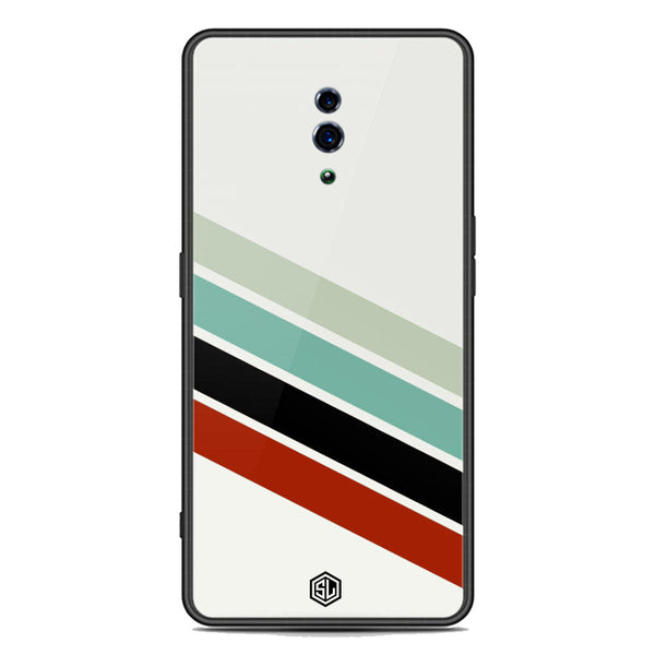 Retro Stripes Series Soft Phone Case - Premium Glass Case - Oppo Reno