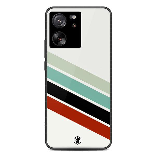 Retro Stripes Series Soft Phone Case - Premium Glass Case - Xiaomi 13T