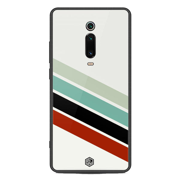 Retro Stripes Series Soft Phone Case - Premium Glass Case - Xiaomi Mi 9T Pro