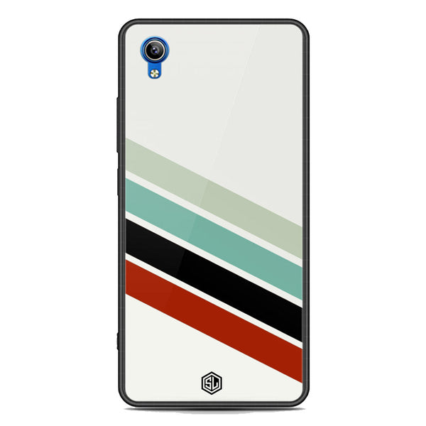 Retro Stripes Series Soft Phone Case - Premium Glass Case - Vivo Y90