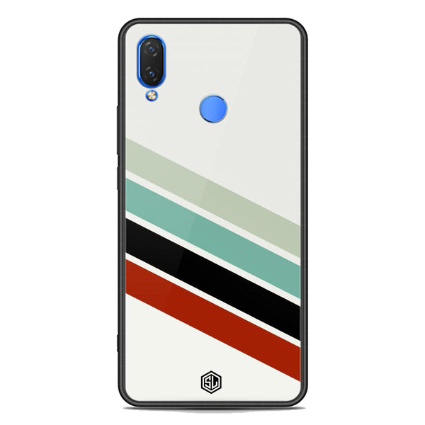 Retro Stripes Series Soft Phone Case - Premium Glass Case - Huawei Nova 3i / P Smart Plus