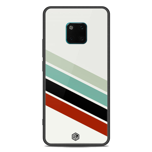 Retro Stripes Series Soft Phone Case - Premium Glass Case - Huawei Mate 20 Pro